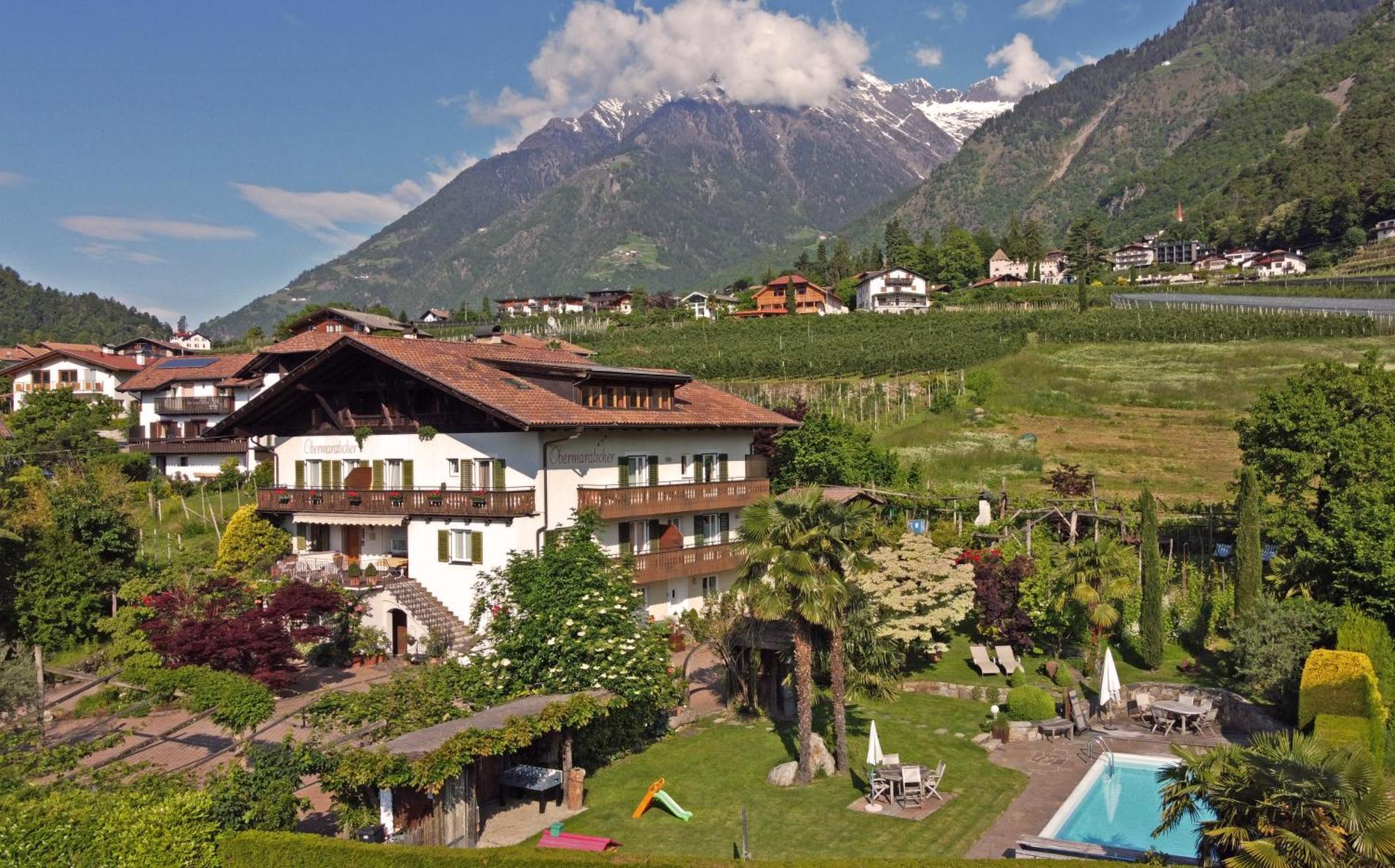 Obermaratscher Apartments Residence Lagundo Extérieur photo